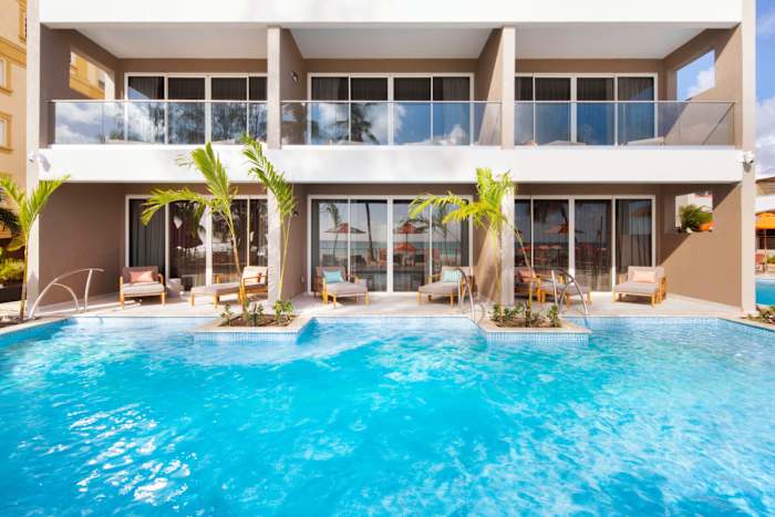 O2 Beach Club & Spa patio pool